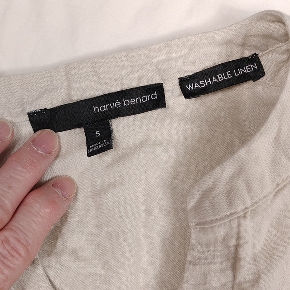 Harve Bernard women's button 3/4 sleeved top size small - Picture 2 of 9